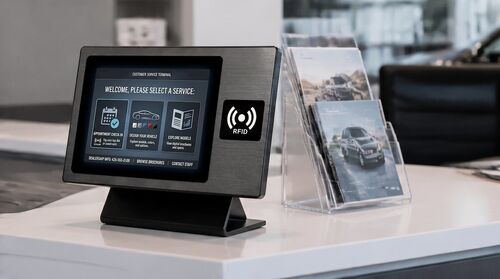 โซลูชันบริษัทล่าสุดเกี่ยวกับ Industrial All-in-One PC Solution for Automotive 4S Stores
