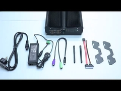 PCIE ฟานเลส อินดัสเตรียล มินิคอมพิวเตอร์ อินเทล I5 I7 GPIO LPT 6 COM 2 Lans 8 USB Box
