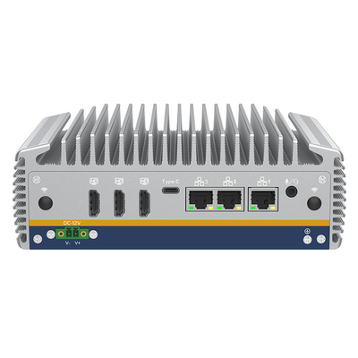 ราคาดี Passive Cooling Fanless Mini PC 14th Gen Intel Core Ultra พร้อม AI NPU 3*HD-MI 3*2.5G RJ45 1*Type-C ออนไลน์