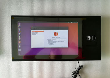 ราคาดี โมดูล 3G ฝังตัว Touch Panel PC 15.6 นิ้วหน้าจอสัมผัส Ubuntu OS พร้อมเครื่องอ่าน RFID ออนไลน์