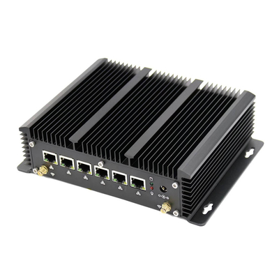 32GB Industrial Mini PC 6 Lan 4 USB HDMI สำหรับ AI Visual Positioning Equipment Automation