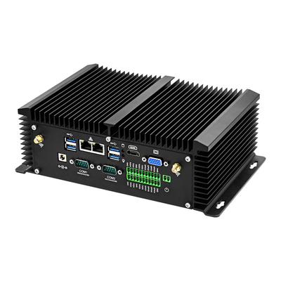 DC 9V - 36V พีซีอุตสาหกรรมไร้พัดลม USB GPIO VGA HDMI Dual Display พร้อมรีโมทคอนโทรล