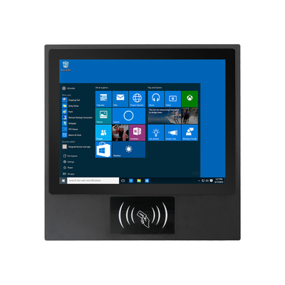 ราคาดี Anti Vibration Industrial All In One PC พร้อมเครื่องอ่านบัตร RFID 8G RAM 256G SSD สำหรับ Kiosk ออนไลน์