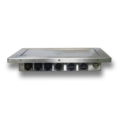 อินเทล Celeron J4125 เครื่องคอมพิวเตอร์พานีลเหล็กไร้เหล็กที่มีอินเตอร์เฟซ USB/HDMI/VGA