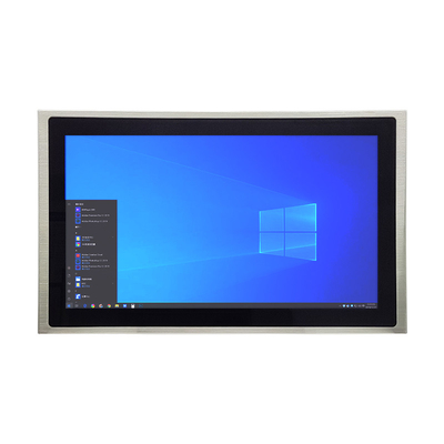 DC 9V - 36V Industrial Panel PC สแตนเลส 1000 Nits ความสว่างสูง