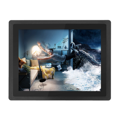 ราคาดี สีดํา 10 จุด Capacitive Touch Monitor VGA/DVI/HDMI การเชื่อมต่อ CE/FCC/RoHS การรับรอง ออนไลน์