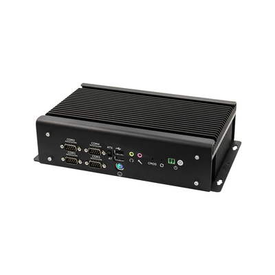 ราคาดี 2* Gigabit LAN อินดัสเตรียล มินิพีซี ด้วย 6 สนาม COM สามารถขยาย WIFI / Bluetooth ออนไลน์