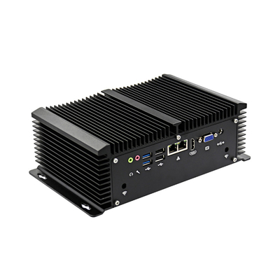 ราคาดี มินิพีซีอุตสาหกรรมที่เข้ากันได้กับระบบ Windows/Linux พร้อม RAM DDR4 และ LAN Gigabit Dual ออนไลน์