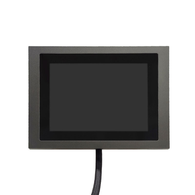 IP65 8 นิ้ว กันน้ํา ติดผนัง โมเนอร์อุตสาหกรรม แท้ Flat Capacitive Touch Screen อินเตอร์เฟซ USB HDMI