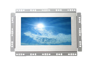 จอภาพความสว่างสูงสีเงินพอร์ตสัญญาณ VGA / HDMI สำหรับการใช้งานกลางแจ้ง