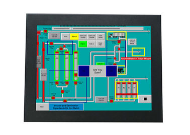 I3 CPU แผงสัมผัสระบบสัมผัส 12 นิ้วอุตสาหกรรม Touch Screen ของ PC ความละเอียด 1024 * 768