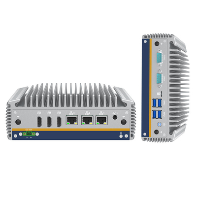 ราคาดี อุตสาหกรรม Fanless มินิคอมพิวเตอร์ประสิทธิภาพที่ไม่มีคู่แข่งกับ Intel UHD กราฟฟิกและ All Aluminum ร่างสนับสนุน WIN10 / WIN11 / Linux ออนไลน์