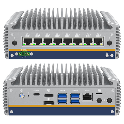 ราคาดี 14th Gen Core Ultra i5/i7 Network Security มินิพีซี 8*Intel I226 LAN X86 Industrial Firewall Router Pfsense มินิพีซี ออนไลน์