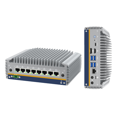 ราคาดี 14th Core Ultra I5/i7 Processor มินิพีซี 8 RJ45 I226 Ethernet LAN คอมพิวเตอร์ไร้แฟน Win11 Ubuntu Portable Pfsense Soft Firewall Router ออนไลน์