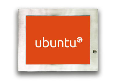 แผงควบคุมระบบปฏิบัติการ Ubuntu หน้าจอ PC Touch Screen 12 '' IP67 Waterproof สำหรับควบคุมกระบวนการ