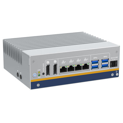ราคาดี มินิพีซีไร้พัดลม 2* DP Display Port 4* Gigabit Ethernet Intel i210-AT Intel I219-LM DIN-Rail การติดตั้ง ออนไลน์