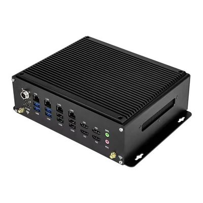 32GB Memory PC ที่ไม่มีแฟน เหมาะสําหรับอุตสาหกรรมอัตโนมัติ 14 X GPIO 7 Inputs