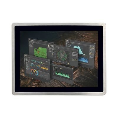แผนที่แข็งแกร่ง All In One PC IP69K หน้าจอสัมผัสอุตสาหกรรมกันน้ํา 15 นิ้ว อินเตอร์เฟส M12