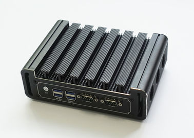 ราคาดี Fanless Industrial มินิพีซีกล่องพีซี I5-6200U โปรเซสเซอร์ 4GB DDR4 64GB SSD 2 พอร์ต LAN ออนไลน์