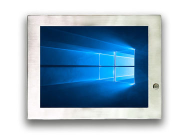 แผงสแตนเลสอุตสาหกรรม PC 12 นิ้วกันน้ำ IP67 5 ลวดสัมผัส Resisitive
