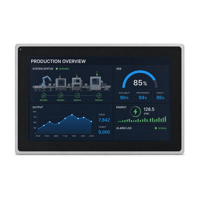 ราคาดี คอมพิวเตอร์พีซีแบบฝังพร้อมหน้าจอสัมผัสและการป้องกันด้านหน้า IP65 ความสว่าง 1000 นิต และการรักษาความปลอดภัย TPM 2.0 ออนไลน์