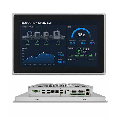ราคาดี พีซีพานีลสัมผัสที่ติดตั้งด้วยความสว่าง 1000 นิท เรตติ้งด้านหน้า IP65 และอินเตอร์เฟซ Multi-Touch สําหรับการใช้งานในอุตสาหกรรม ออนไลน์