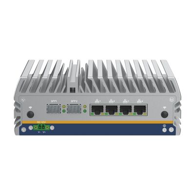 ราคาดี มินิพีซีอุตสาหกรรมที่มีพอร์ต SFP + 2 x และ Intel Core I5 1235U สําหรับสภาพแวดล้อมที่รุนแรง (-20 °C ถึง + 60 °C) ออนไลน์