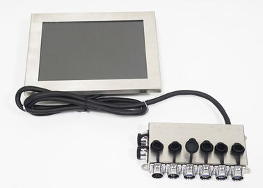 PC Panel สแตนเลสขนาด 15 นิ้วกล่องฝ่าวงล้อมเชื่อมต่อกันน้ำ IP65 แบบเต็ม