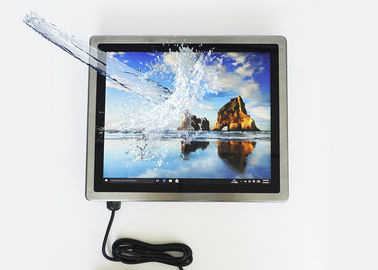 แผงสัมผัสแบบ Capacitive สัมผัสแผงสแตนเลสพีซี 1280 * 1024 Full Ip65 Waterproof