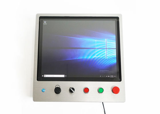 ราคาดี แผงควบคุมอุตสาหกรรมขนาด 35W 300cd / m2 7x24 พร้อมปุ่มฉุกเฉิน ออนไลน์