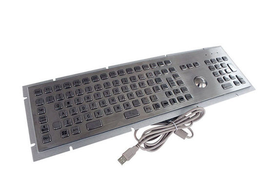 ราคาดี PS2 107 Keys IP65 แป้นตัวเลขสแตนเลสพร้อม Trackball ออนไลน์