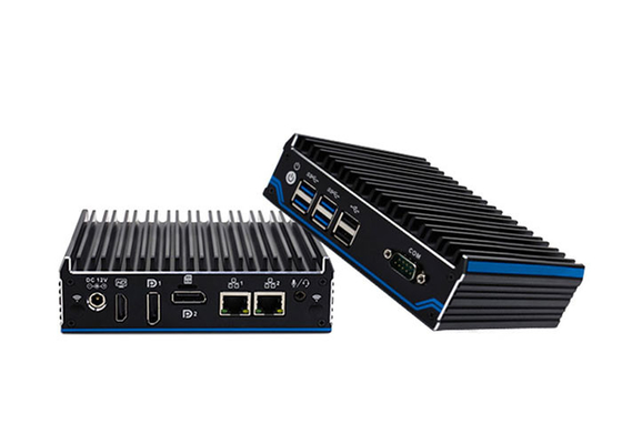 CCC 4096x2160 Fanless Mini Pc Intel J4125 NUC มินิคอมพิวเตอร์อุตสาหกรรม