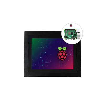 Raspberry Pi แท็บเล็ตพีซี 45W 12in Industrial LCD Panel 1000nits LCD Touch Monitor
