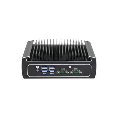 มินิพีซีอุตสาหกรรมไร้พัดลม Intel 10th Core I5 ​​10210U Dual Lan TPM2.0 Windows 11