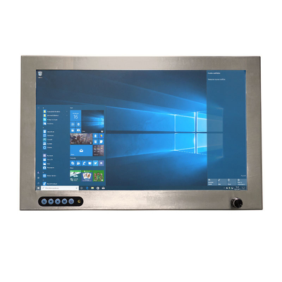 15.6 นิ้ว Ip67 1920 X 1080 ความละเอียดหน้าจอสัมผัส LCD Monitor การปรับความสว่างด้วยตนเอง